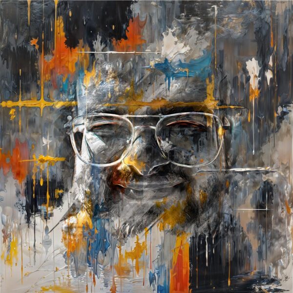 Personalized Abstract Art Portrait - Version 6