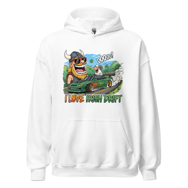Irish Drift Hoodie with sheep drift graphic – unisex streetwear